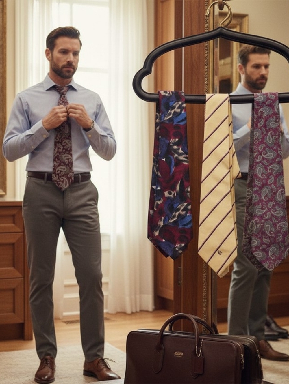 Luxury Mens Tie Lot, Dior, Oscar De La Renta, Oleg Cassini